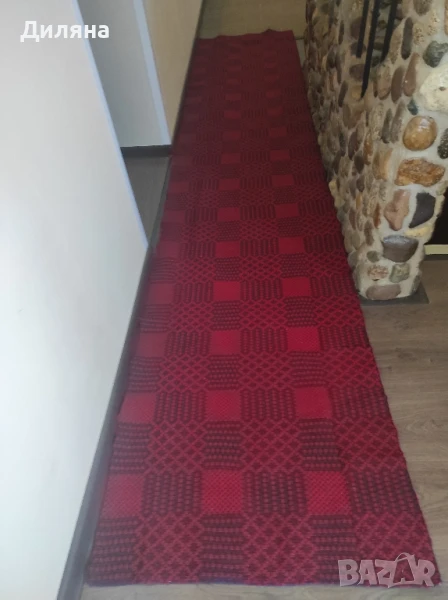 ръчно тъкана памучна черга , снимка 1