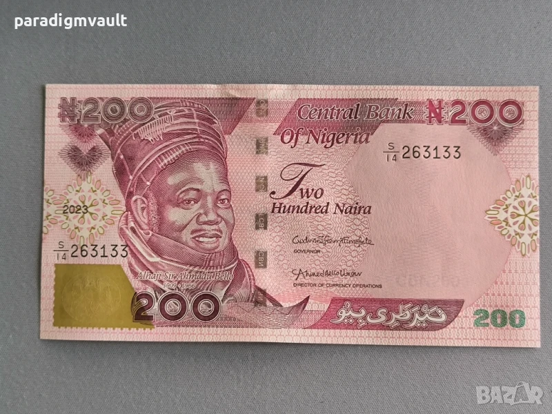 Банкнота - Нигерия - 200 найра UNC | 2023г., снимка 1