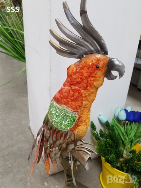 Метален папагал, снимка 1