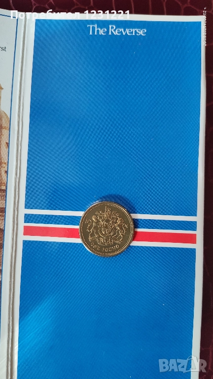 Колекционерска монета 1 паунд 1983, снимка 1