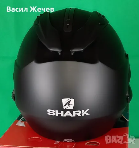 Каска Shark EVO-GT Modular Helmet Blank Matt Black, Размер L, снимка 13 - Аксесоари и консумативи - 49535916