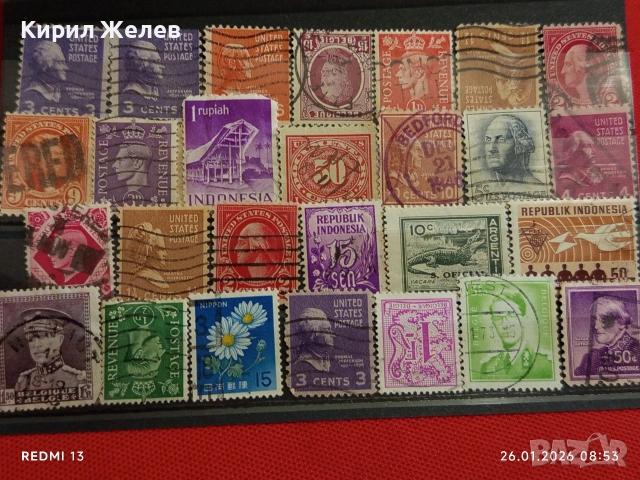 Стари пощенски марки от цял свят смесени СВЕТОВНИ ЛИДЕРИ за КОЛЕКЦИЯ ДЕКОРАЦИЯ 51580