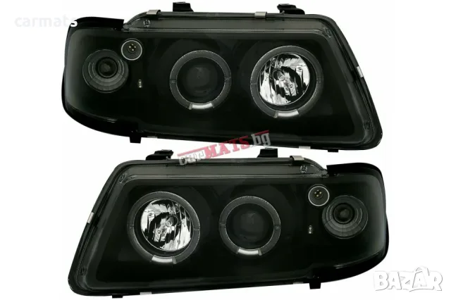 Кристални фарове ANGEL EYES за Audi A3 8L (1996-2000) - черни - модел 2