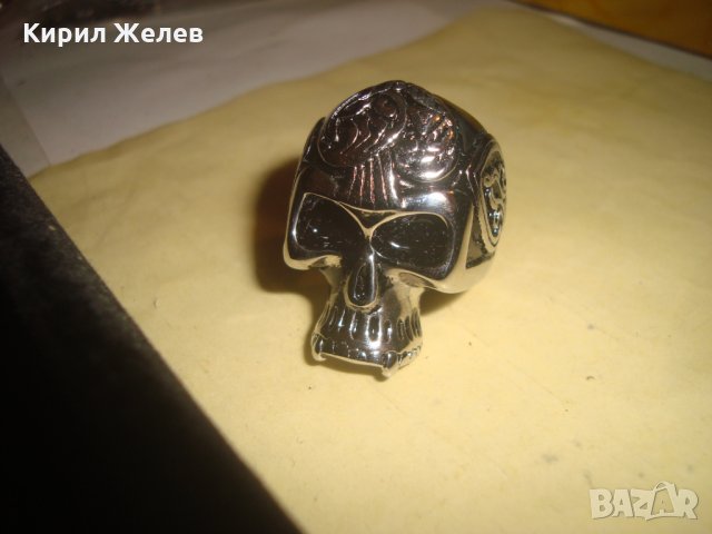 ХЕВИ МЕТАЛ ПРЪСТЕН от НЕРЪЖДАЕМА БЛАГОРОДНА СТОМАНА НОВ МОДЕН 25027
