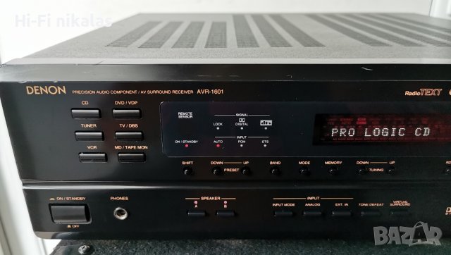 стерео усилвател ресийвър домашно кино DENON AVR-1601, снимка 3 - Ресийвъри, усилватели, смесителни пултове - 44435213