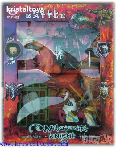 Рицар на кон с аксесоари, комплект 2324, снимка 1