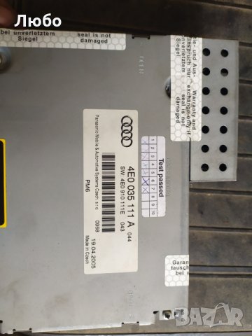 Чейнджър ЦД 4Е0 035 111 А за Ауди А6 Ц6 4ф Audi A6 C6 4F, снимка 3 - Аксесоари и консумативи - 33810855