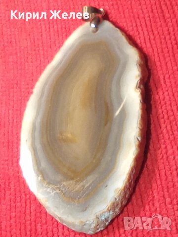 ОРФЕЕВ АХАТ СКЪПОЦЕНЕН МЕДАЛЬОН МАЙСТОРСКА АРТ ИЗРАБОТКА 8834, снимка 2 - Колиета, медальони, синджири - 30410890