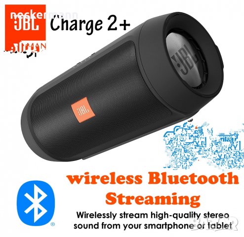 колонка jbl charge 2+ влагоустойчива, снимка 5 - Bluetooth тонколони - 35710661