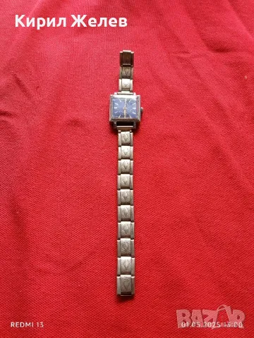 Стар ръчен часовник дамски Заря СССР 17 камъка за КОЛЕКЦИЯ ДЕКОРАЦИЯ 48056, снимка 5 - Антикварни и старинни предмети - 50107491