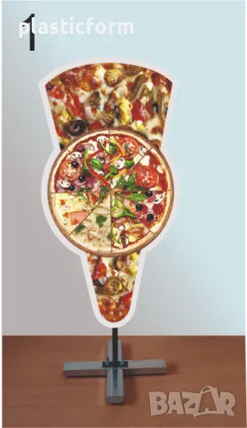 Бързо хранене, Дюнер, Хамбургер, Пица, Гофрети, Пържени картофи, Скара и др., снимка 2 - Рекламни табели - 49851365