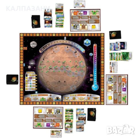ТЕРАФОРМИРАЙ МАРС 53555-BG НАСТОЛНА ИГРА - БАЗОВА, снимка 2 - Игри и пъзели - 44403756