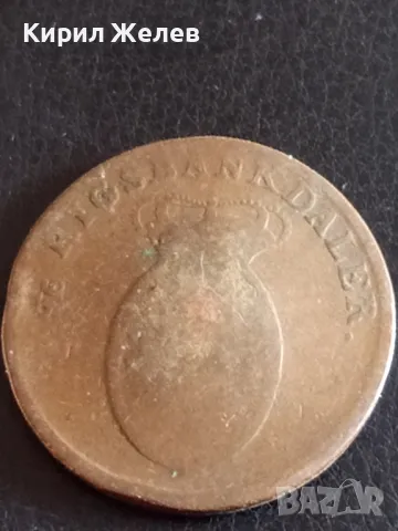 Стара монета 1818г. Дания Фредерик шести уникат за КОЛЕКЦИОНЕРИ 41196, снимка 5 - Нумизматика и бонистика - 48860133