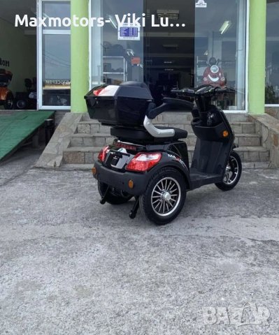 Електрическа Триколка FM1-LUX 1500W - BLACK Maxmotors, снимка 4 - Инвалидни скутери - 42328095
