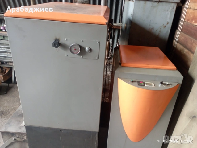 Продавам пелетен котел 75кв (75kW)