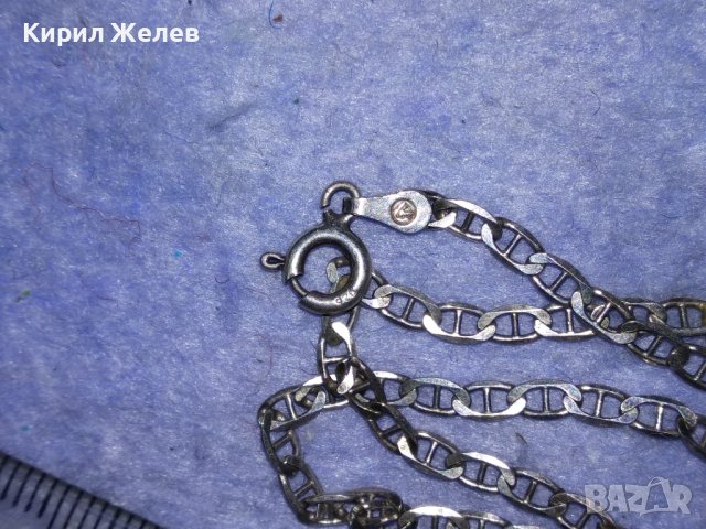 СТАР СРЕБЪРЕН КЮСТЕК За ДЖОБЕН ЧАСОВНИК ВЕРИЖКА СРЕБРО 925 РЕТРО ПЛЕТКА АВТОРСКА ИЗРАБОТКА 38267, снимка 11 - Антикварни и старинни предмети - 40921602