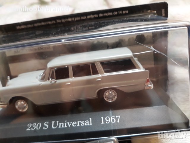 Mercedes-Benz 230S Universal 1967.1.43  Scale.Die-Cast. Ixo/Deagostini  top top top  model.! , снимка 10 - Колекции - 41381795