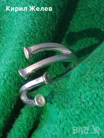 ЕФЕКТЕН СРЕБЪРЕН ФЕШЪН АРТ ПРЪСТЕН СРЕБРО 925 ДИЗАЙНЕРСКИ СТИЛЕН МОДЕЛ 37822, снимка 4 - Пръстени - 40757643