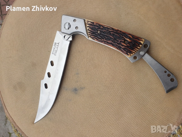 Голям многофункционален сгъваем нож, снимка 3 - Ножове - 52636693