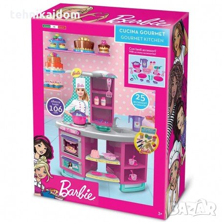 Детска кухня Barbie гурме кухня с паста за моделиране италианска ПРОМОЦИЯ, снимка 2 - Други - 33936801