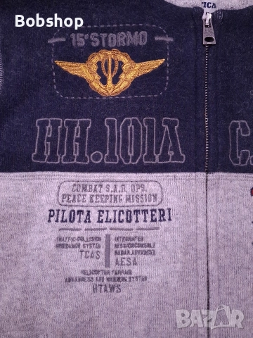 Мъжки суичър Aeronautica Militare , снимка 4 - Суичъри - 52754469