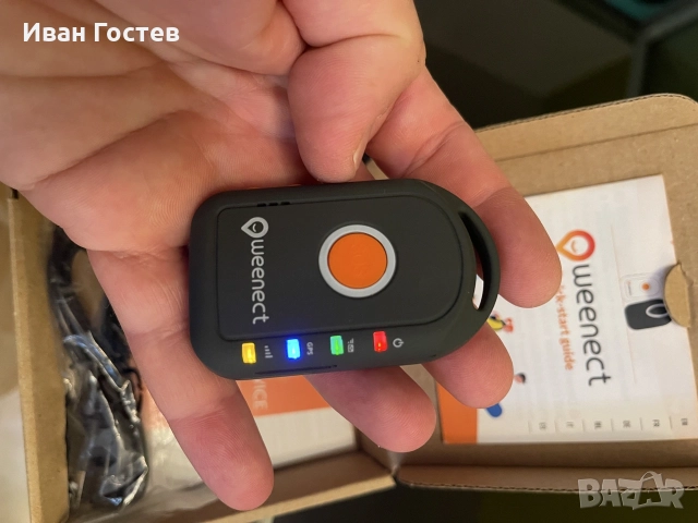 ⁠Детски GPS тракер Weenect Kids (WE202) с SOS бутон и калъф – Пълен комплект⁠, снимка 5 - Смарт гривни - 56185937