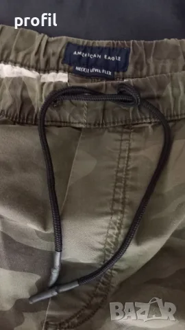 American Eagle M камуфлажен карго панталон, снимка 5 - Панталони - 56325223