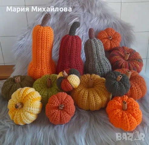 Ръчно изработени тикви, снимка 7 - Декорация за дома - 55830930