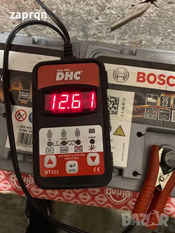 Почти чисто нов акумулатор Bosh/Бош AGM/АГМ 70 ам/ч 760 А с гаранция , снимка 2 - Части - 48134090