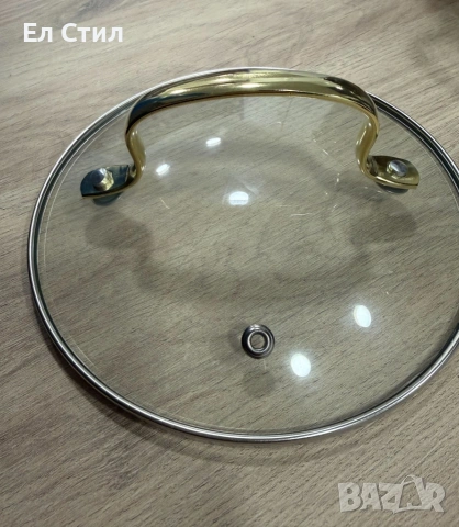 Луксозен комплект тенджери с неръждаема стомана и златисти дръжки – перфектният избор за всяка кухня, снимка 11 - Съдове за готвене - 53574112