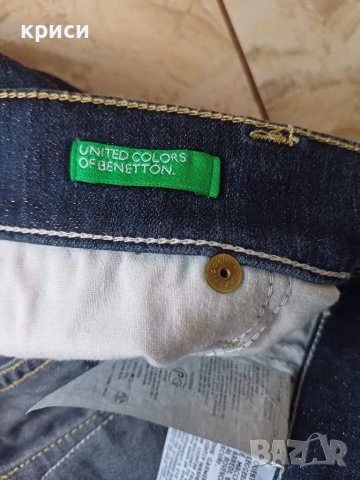 Дамски дънки Benetton , снимка 4 - Дънки - 49148525
