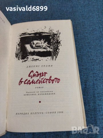 Джеймс Ейджи - Смърт в семейството , снимка 4 - Художествена литература - 41522923