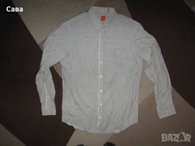 Риза BOSS  мъжка,Л, снимка 2 - Ризи - 47284348