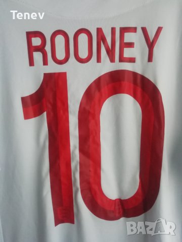 England Wayne Rooney Англия Рууни футболна тениска фланелка , снимка 2 - Тениски - 41699566