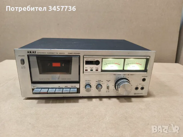 Двуглав Касетен Дек AKAI GXC-704D за Профилактика Made in Japan