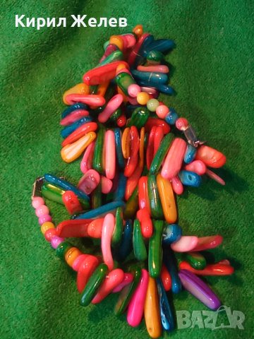 КРАЛСКИ СЕДЕФ ПРЕКРАСНА ОГЪРЛИЦА 1570, снимка 6 - Колиета, медальони, синджири - 29771870