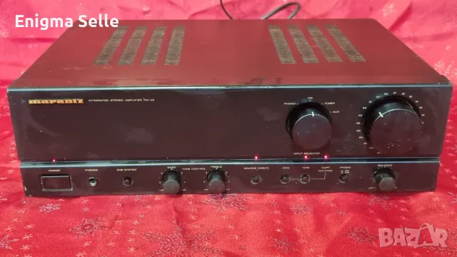 Vintage усилвател Marantz PM-42 , снимка 4 - Ресийвъри, усилватели, смесителни пултове - 50197462