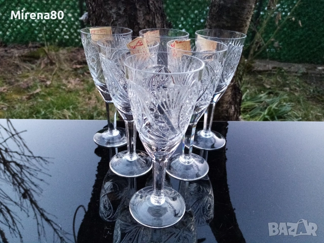 Кристален сервиз за ракия - СССР - нов !
