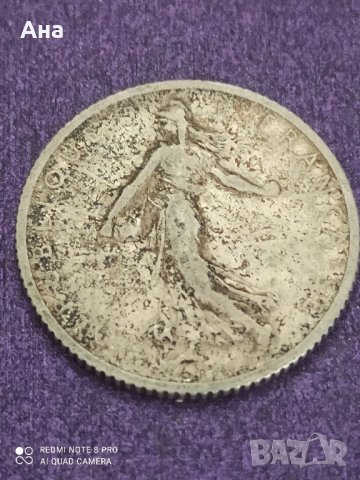 1 франк 1915 г, снимка 1 - Нумизматика и бонистика - 41489021