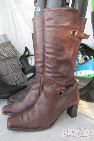 дамски ботуши MAXI Freemood® 40 - 41 original, 100% висококачествена естествена кожа, GOGOMOTO.BAZAR, снимка 7 - Дамски ботуши - 19981723