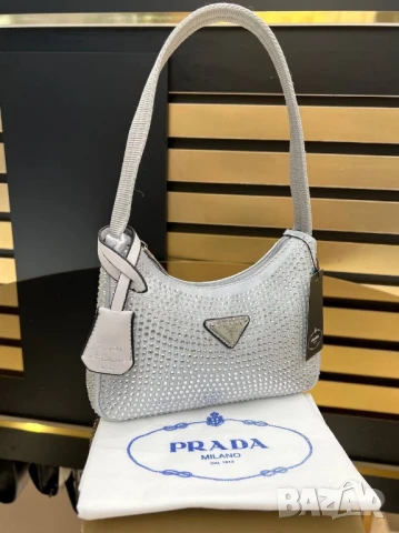 чанти с камъни prada , снимка 2 - Чанти - 50686459