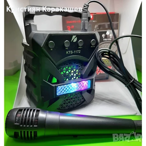 БЕЗЖИЧНА МИНИ BLUETOOTH ТОНКОЛОНКА KTS-1172, снимка 1