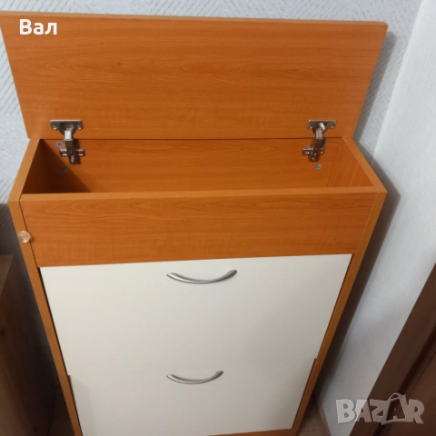 Практичен шкаф за обувки + малка ракла, снимка 2 - Шкафове - 53480136