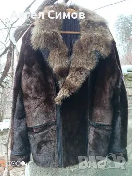 Палто от Тюлен с яка от бобър,яке по поръка, снимка 2 - Якета - 49989416