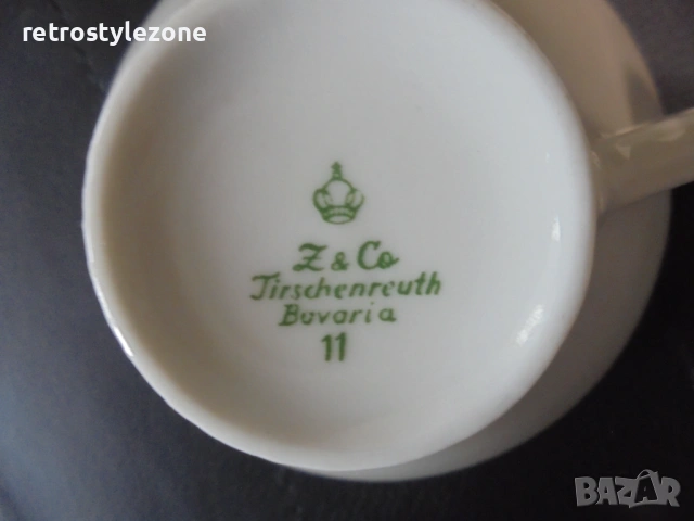 № 8515  Троен порцеланов сет Z&Co Tirschenreut Bavaria  , снимка 5 - Други ценни предмети - 53612470
