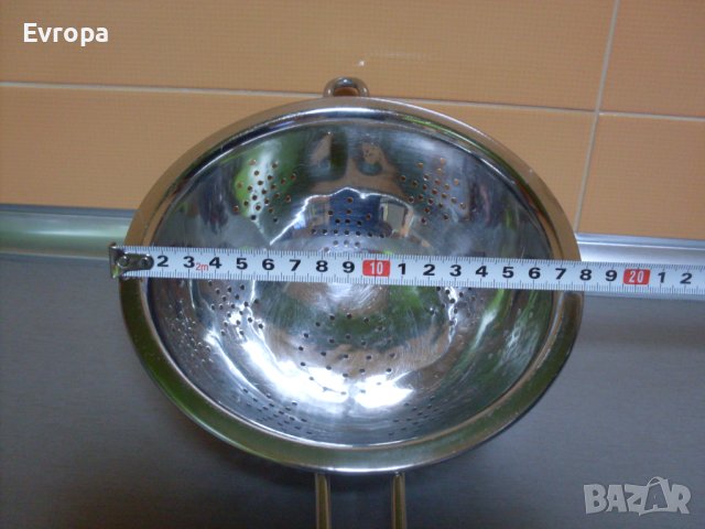 Гевгир и цедка за зеленчуци от неръждаема стомана., снимка 5 - Аксесоари за кухня - 40792284