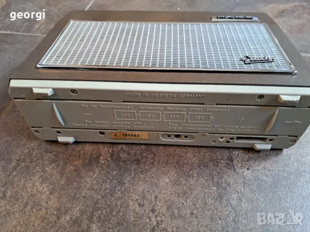 ретро радио транзистор Graetz Page    8/3, снимка 10 - Радиокасетофони, транзистори - 50410267