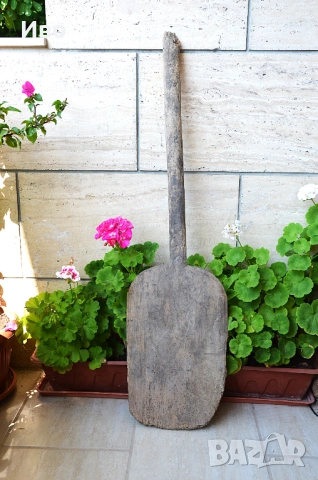 Примитивна дървена лопата за хляб/пица, снимка 2 - Антикварни и старинни предмети - 53814354