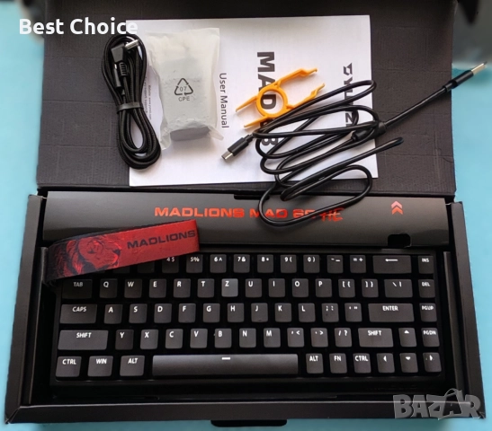 Гейминг клавиатура с магнитни Madlions Mad 68 HE , снимка 8 - Клавиатури и мишки - 52817554