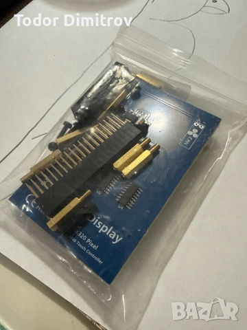 НОВ 3.5” RPi дисплей с XPT2046 touch – 480x320 пиксела, снимка 2 - Друга електроника - 52875942